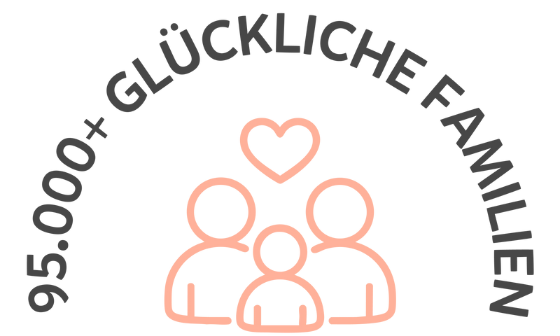 Modolino Vertrauenssymbol: 95.000 glückliche Familien mit Kinder-Experimenten von Modolino.