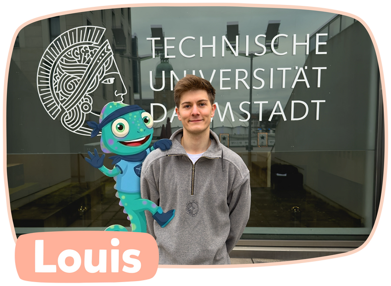 Modolino-Gründer Louis Rittersberger, Physiker der TU Darmstadt, stellt sich und die MINT-Bildungsmarke vor.