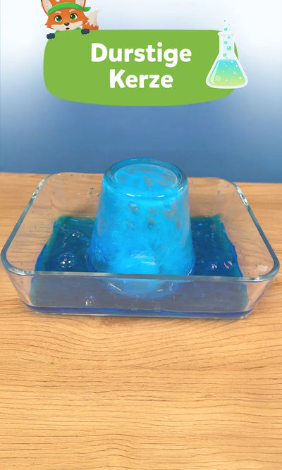 🕯️ Durstige Kerze: Experiment für Kinder