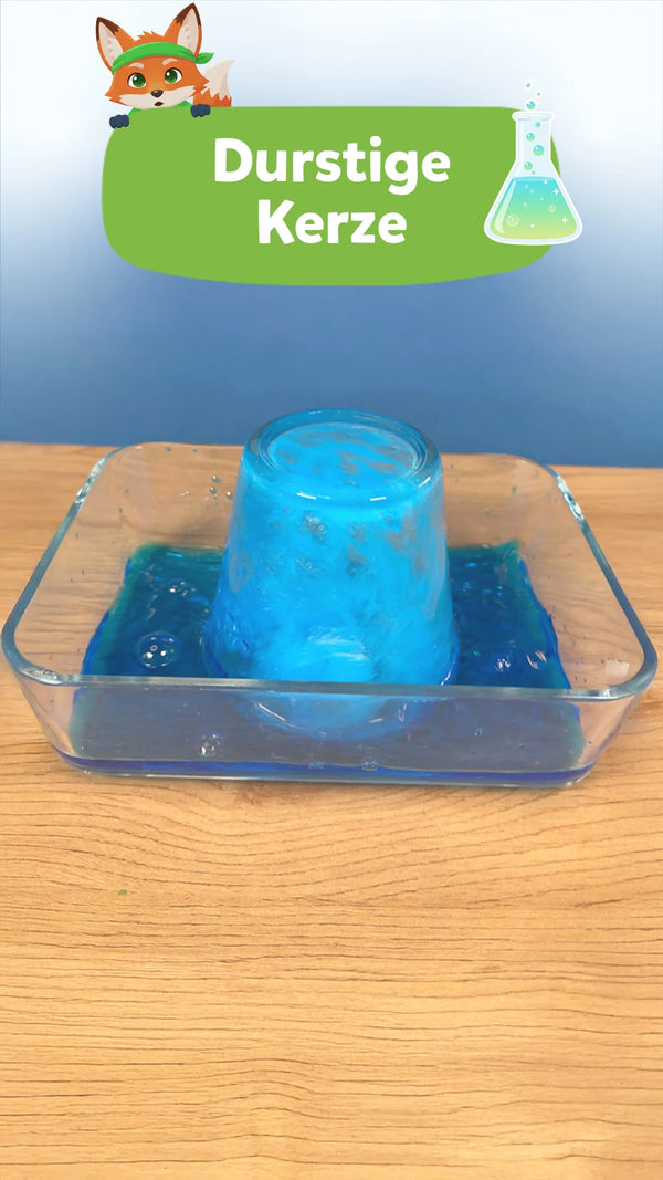 🕯️ Durstige Kerze: Experiment für Kinder