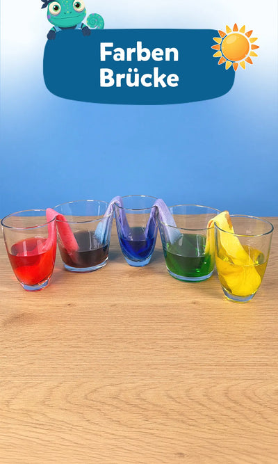 🌈 Farbenbrücke: Das bunte Experiment für Kinder
