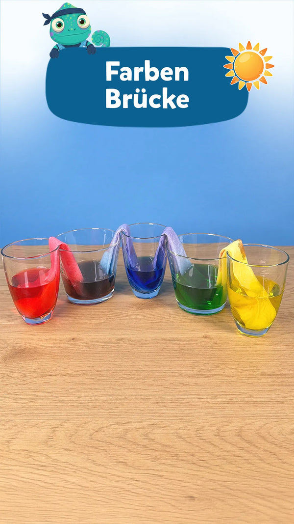 🌈 Farbenbrücke: Das bunte Experiment für Kinder