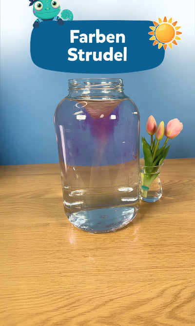 🌈 Farbenstrudel: Experiment für Kinder