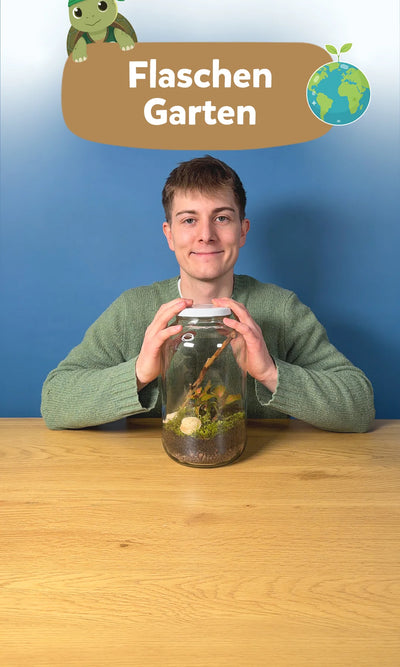 🌱 Flaschengarten: Experiment für Kinder