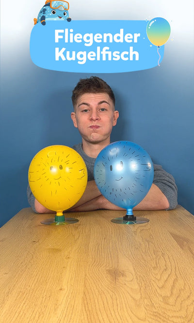 🐡 Fliegender Kugelfisch: Experiment für Kinder