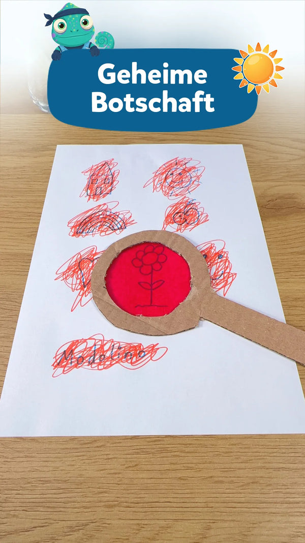🔍 Geheime Botschaft: Das magische Experiment für Kinder