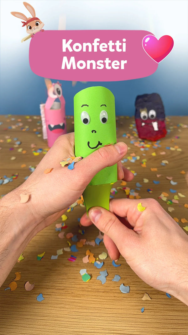 🎊 Konfetti Monster: Experiment für Kinder