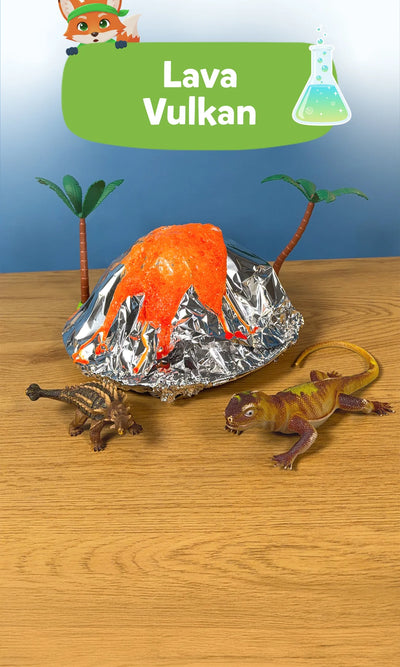🌋 Lavavulkan: Experiment für Kinder