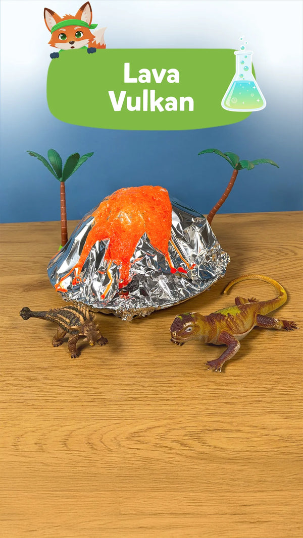 🌋 Lavavulkan: Experiment für Kinder