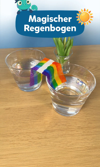 🌈 Magischer Regenbogen: Experiment für Kinder