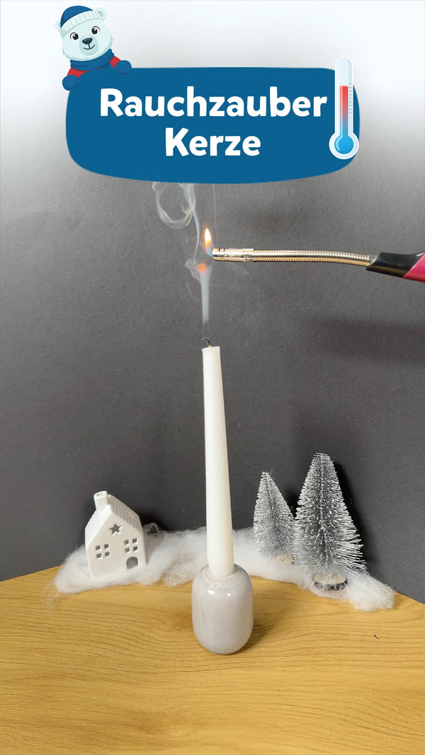 🕯️ Rauchzauberkerze: Experiment für Kinder