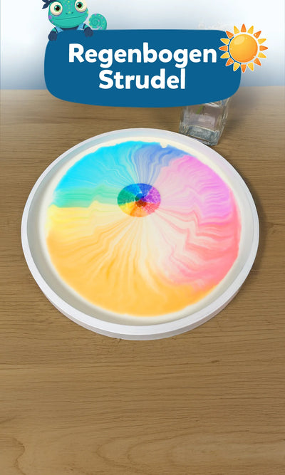 🌈 Regenbogenstrudel: Experiment für Kinder