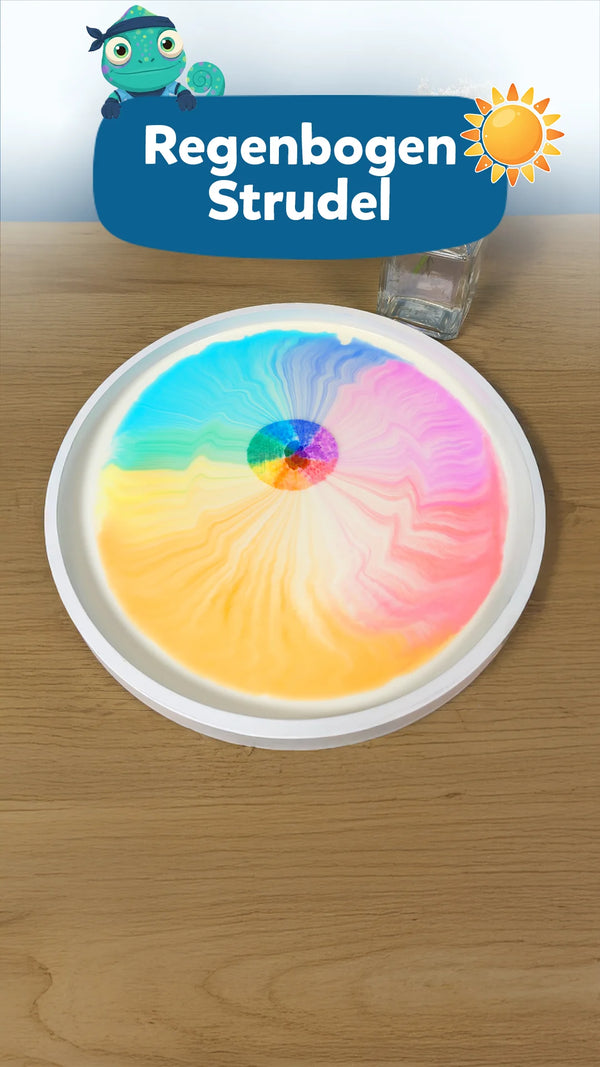 🌈 Regenbogenstrudel: Experiment für Kinder
