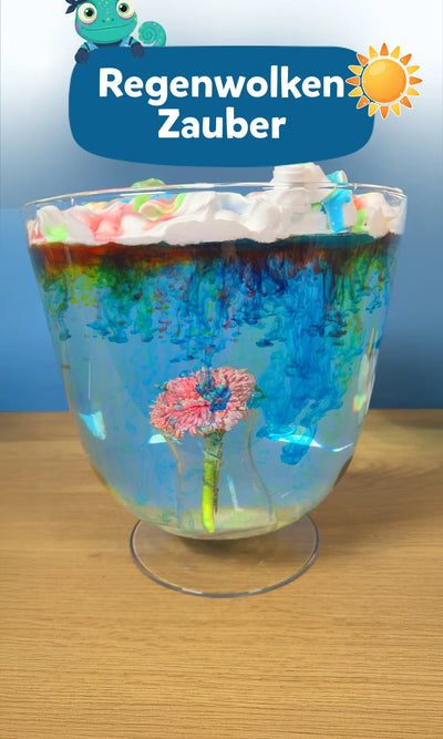 🌧️ Regenwolkenzauber: Experiment für Kinder
