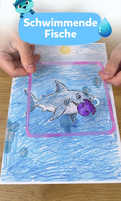 🐟 Schwimmende Fische: Das Wasser Experiment für Kinder