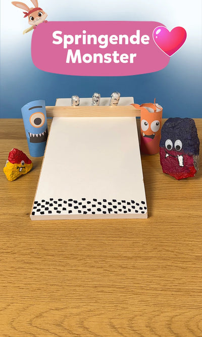 🐾 Springende Monster: Experiment für Kinder