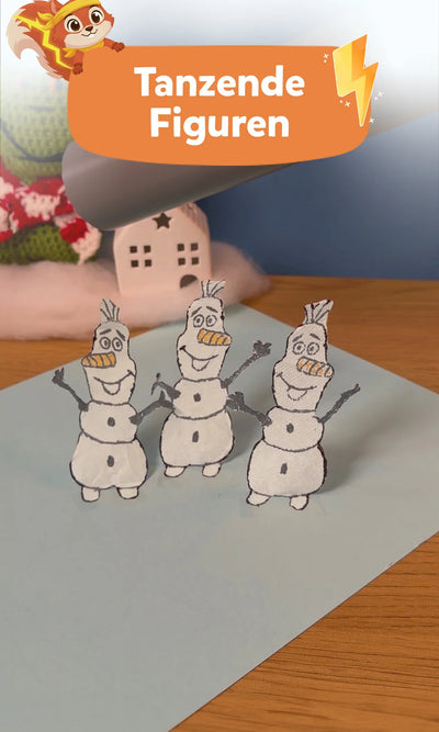 ⚡ Tanzende Figuren: Experiment für Kinder