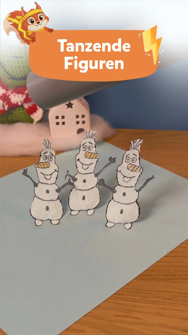 ⚡ Tanzende Figuren: Experiment für Kinder