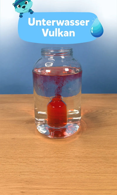 🌋 Unterwasser Vulkan: Faszinierendes Wasser Experiment für Kinder