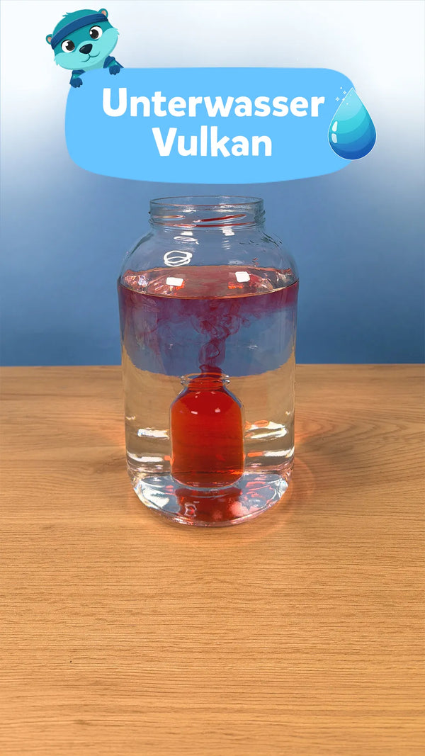 🌋 Unterwasser Vulkan: Faszinierendes Wasser Experiment für Kinder