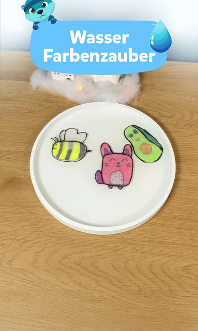 💧 Wasserfarbenzauber: Experiment für Kinder